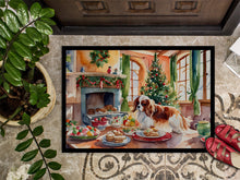 Load image into Gallery viewer, Cavalier Spaniel Christmas Cookies Doormat - 18X27 Indoor / Outdoor Rug | Made in USA