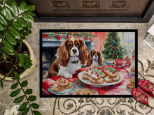 Load image into Gallery viewer, Cavalier Spaniel Christmas Cookies Doormat-24x36 Indoor / Outdoor Rug | Made in USA