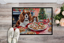 Load image into Gallery viewer, Cavalier Spaniel Christmas Cookies Doormat - 18X27 Indoor / Outdoor Rug | Made in USA