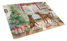 Load image into Gallery viewer, Chesapeake Bay Retriever Christmas Cookies Glass Cutting Boards – Durable, Decorative Kitchen Art