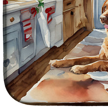 Load image into Gallery viewer, Chesapeake Bay Retriever Christmas Cookies Dish Drying Mat