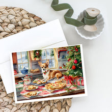 Load image into Gallery viewer, Chihuahua Christmas Cookies Greeting Cards - Blank Note Cards – 8-Pack of Artist-Designed Cards with Envelopes