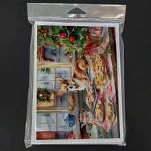 Load image into Gallery viewer, Chihuahua Christmas Cookies Greeting Cards - Blank Note Cards – 8-Pack of Artist-Designed Cards with Envelopes
