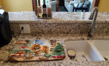 Load image into Gallery viewer, Chow Chow Christmas Cookies Dish Drying Mat