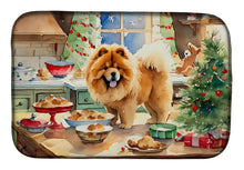 Load image into Gallery viewer, Chow Chow Christmas Cookies Dish Drying Mat