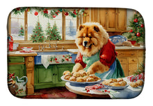 Load image into Gallery viewer, Chow Chow Christmas Cookies Dish Drying Mat