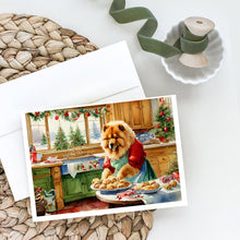 Load image into Gallery viewer, Chow Chow Christmas Cookies Greeting Cards - Blank Note Cards – 8-Pack of Artist-Designed Cards with Envelopes