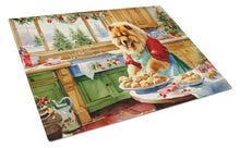 Load image into Gallery viewer, Chow Chow Christmas Cookies Glass Cutting Boards – Durable, Decorative Kitchen Art