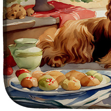 Load image into Gallery viewer, Cocker Spaniel Christmas Cookies Dish Drying Mat