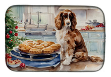 Load image into Gallery viewer, Cocker Spaniel Christmas Cookies Dish Drying Mat