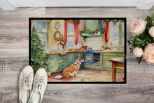 Load image into Gallery viewer, Corgi Christmas Cookies Doormat - 18X27 Indoor / Outdoor Rug | Made in USA