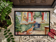 Load image into Gallery viewer, Corgi Christmas Cookies Doormat - 18X27 Indoor / Outdoor Rug | Made in USA