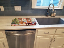 Load image into Gallery viewer, Corgi Christmas Cookies Dish Drying Mat