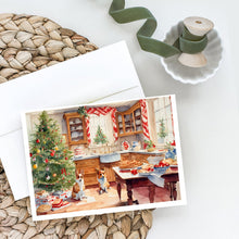 Load image into Gallery viewer, Corgi Christmas Cookies Greeting Cards - Blank Note Cards – 8-Pack of Artist-Designed Cards with Envelopes