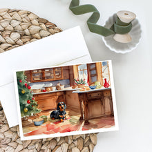 Load image into Gallery viewer, Dachshund Christmas Cookies Greeting Cards - Blank Note Cards – 8-Pack of Artist-Designed Cards with Envelopes