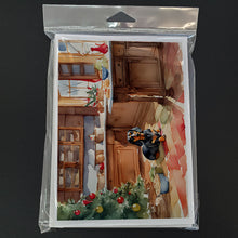 Load image into Gallery viewer, Dachshund Christmas Cookies Greeting Cards - Blank Note Cards – 8-Pack of Artist-Designed Cards with Envelopes