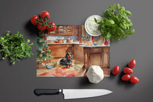 Load image into Gallery viewer, Dachshund Christmas Cookies Glass Cutting Boards – Durable, Decorative Kitchen Art