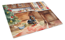 Load image into Gallery viewer, Dachshund Christmas Cookies Glass Cutting Boards – Durable, Decorative Kitchen Art
