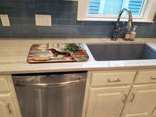 Load image into Gallery viewer, Dachshund Christmas Cookies Dish Drying Mat