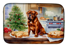 Load image into Gallery viewer, Dogue de Bordeaux Christmas Cookies Dish Drying Mat