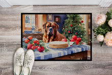 Load image into Gallery viewer, Dogue de Bordeaux Christmas Cookies Doormat - 18X27 Indoor / Outdoor Rug | Made in USA