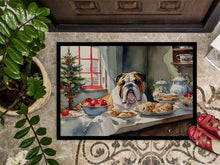 Load image into Gallery viewer, English Bulldog Christmas Cookies Doormat-24x36 Indoor / Outdoor Rug | Made in USA