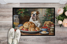 Load image into Gallery viewer, English Bulldog Christmas Cookies Doormat - 18X27 Indoor / Outdoor Rug | Made in USA