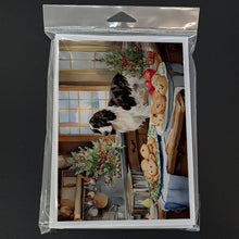 Load image into Gallery viewer, English Cocker Spaniel Christmas Cookies Greeting Cards - Blank Note Cards – 8-Pack of Artist-Designed Cards with Envelopes