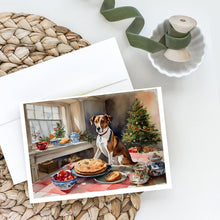 Load image into Gallery viewer, English Foxhound Christmas Cookies Greeting Cards - Blank Note Cards – 8-Pack of Artist-Designed Cards with Envelopes