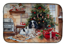 Load image into Gallery viewer, English Springer Spaniel Christmas Cookies Dish Drying Mat