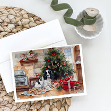 Load image into Gallery viewer, English Springer Spaniel Christmas Cookies Greeting Cards - Blank Note Cards – 8-Pack of Artist-Designed Cards with Envelopes