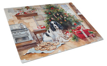 Load image into Gallery viewer, English Springer Spaniel Christmas Cookies Glass Cutting Boards – Durable, Decorative Kitchen Art