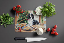 Load image into Gallery viewer, English Springer Spaniel Christmas Cookies Glass Cutting Boards – Durable, Decorative Kitchen Art
