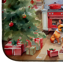 Load image into Gallery viewer, French Bulldog Christmas Cookies Dish Drying Mat