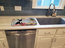 Load image into Gallery viewer, French Bulldog Christmas Cookies Dish Drying Mat