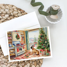Load image into Gallery viewer, French Bulldog Christmas Cookies Greeting Cards - Blank Note Cards – 8-Pack of Artist-Designed Cards with Envelopes