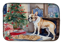 Load image into Gallery viewer, French Bulldog Christmas Cookies Dish Drying Mat