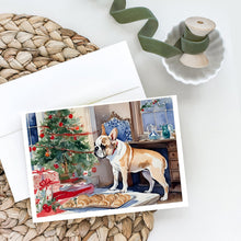 Load image into Gallery viewer, French Bulldog Christmas Cookies Greeting Cards - Blank Note Cards – 8-Pack of Artist-Designed Cards with Envelopes