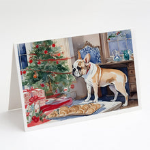 Load image into Gallery viewer, French Bulldog Christmas Cookies Greeting Cards - Blank Note Cards – 8-Pack of Artist-Designed Cards with Envelopes