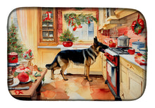 Load image into Gallery viewer, German Shepherd Christmas Cookies Dish Drying Mat