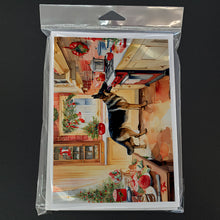 Load image into Gallery viewer, German Shepherd Christmas Cookies Greeting Cards - Blank Note Cards – 8-Pack of Artist-Designed Cards with Envelopes