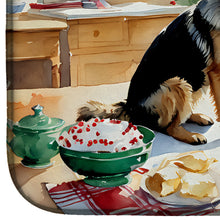 Load image into Gallery viewer, German Shepherd Christmas Cookies Dish Drying Mat