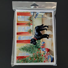 Load image into Gallery viewer, Giant Schnauzer Christmas Cookies Greeting Cards - Blank Note Cards – 8-Pack of Artist-Designed Cards with Envelopes