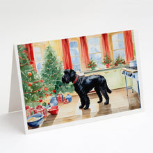 Load image into Gallery viewer, Giant Schnauzer Christmas Cookies Greeting Cards - Blank Note Cards – 8-Pack of Artist-Designed Cards with Envelopes