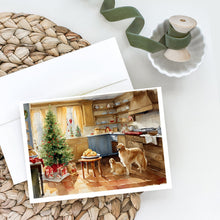 Load image into Gallery viewer, Golden Retriever Christmas Cookies Greeting Cards - Blank Note Cards – 8-Pack of Artist-Designed Cards with Envelopes