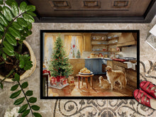 Load image into Gallery viewer, Golden Retriever Christmas Cookies Doormat-24x36 Indoor / Outdoor Rug | Made in USA