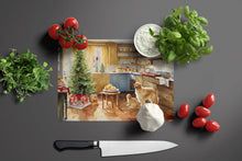 Load image into Gallery viewer, Golden Retriever Christmas Cookies Glass Cutting Boards – Durable, Decorative Kitchen Art
