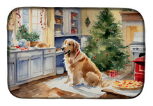 Load image into Gallery viewer, Golden Retriever Christmas Cookies Dish Drying Mat