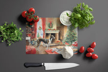 Load image into Gallery viewer, Greyhound Christmas Cookies Glass Cutting Boards – Durable, Decorative Kitchen Art