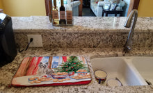 Load image into Gallery viewer, Chinese Crested Christmas Cookies Dish Drying Mat